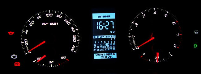 Комбинация приборов GF 821 для ВАЗ 2110-2112 (c новой панелью), 1117-1119 "LADA Kalina", 2170-2172 "LADA Priora" купить в интернет-магазине tuning063 Комбинация приборов GF 821 для ВАЗ 2110-2112 (c новой панелью), 1117-1119 "LADA Kalina", 2170-2172 "LADA Priora" купить в интернет-магазине tuning063