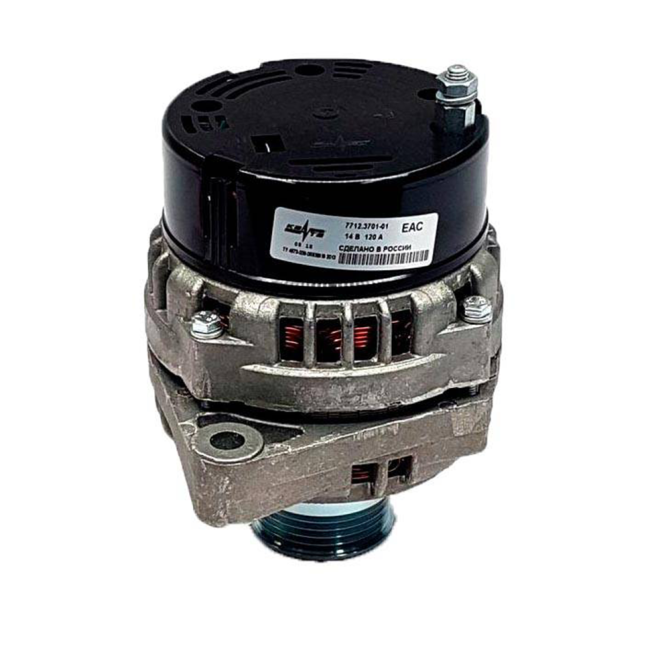Генератор 7712.3701-01 14V/120A/1680Вт для ВАЗ 2123 Chevrolet Niva (с сентября 2003, с верхним расположением двигателя) пр-во ЗИТ, КЗАТЭ г. Самара купить в интернет-магазине tuning063 Генератор 7712.3701-01 14V/120A/1680Вт для ВАЗ 2123 Chevrolet Niva (с сентября 2003, с верхним расположением двигателя) пр-во ЗИТ, КЗАТЭ г. Самара купить в интернет-магазине tuning063